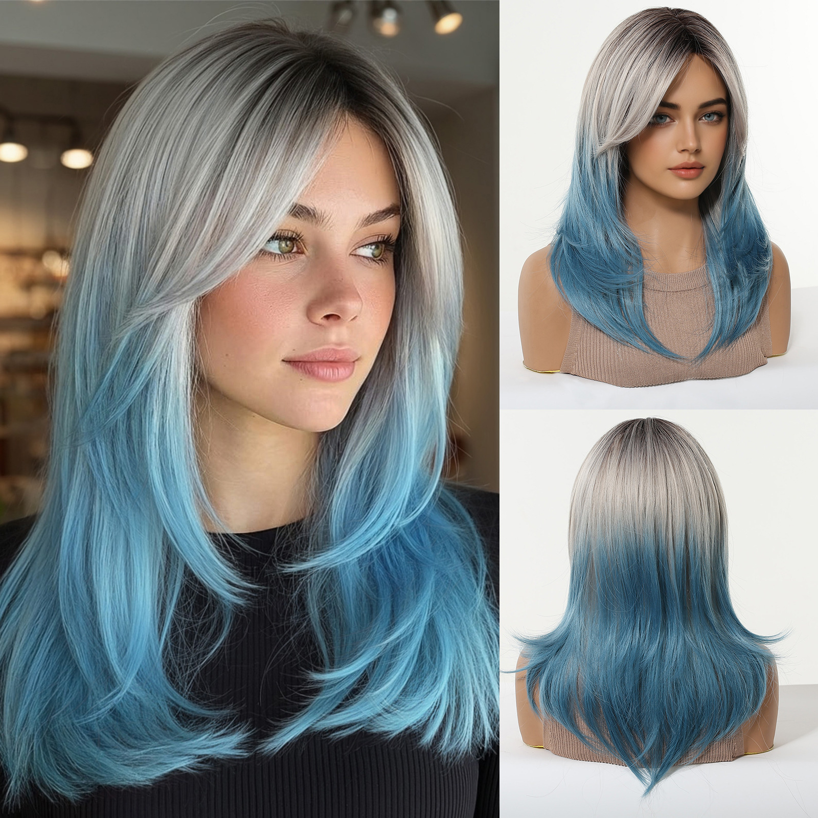 Ombre Blue