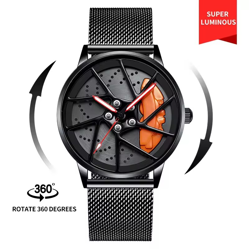 Orange Mesh Strap