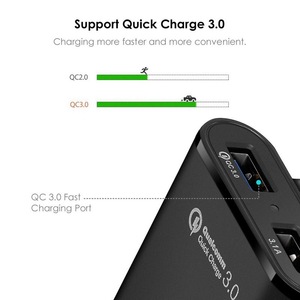 Qc3.0 Fast Charge Car <strong>One</strong> for Four 4 Port Usb Mobile Phone <strong>Charger</strong> Car Front and Rear Back Clip Usb Car <strong>Charger</strong> - Product Image 3