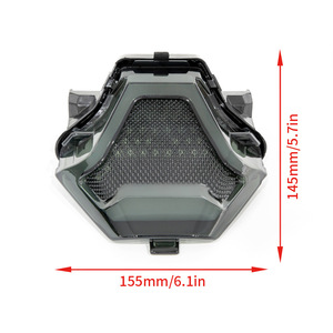 12V klasik sarı <span class=keywords><strong>LED</strong></span> Retro Fit kuyruk işık için Yamaha <span class=keywords><strong>R3</strong></span>/R25/Y15ZR/mt/mt motosiklet plastik dönüş sinyali aksesuar