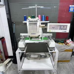刺繍機日本PR 620工業用途シングルヘッド刺繍機コンピュータ中古 - Product Image 4