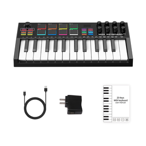 <strong>MIDI</strong> signal <strong>Controls</strong> Timbre <strong>Keyboard</strong> With 25 Key USB Professional Music Drum <strong>MIDI</strong> Pad with Battery - Product Image 5