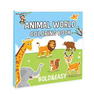 Anpassen Malen Drucken Cartoon Weihnachts mann Weihnachten Tierfutter Malbuch für Kinder Zeichnen Bücher