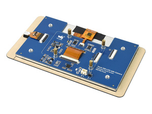 Waves hare für Raspberry Pi mit 5MP Frontkamera X480 DSI 7 Zoll kapazitives Touch-Display 7 Zoll DSI-LCD (mit Kamera)