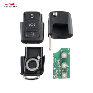High Quality Flip Auto Car <strong>Key</strong> 3 Buttons 433MHz ID48 Chip Fob Remote <strong>Key</strong> for <strong>VW</strong> Passat Beetle Bora Polo Golf FCCID 1J0959753DA - Product Image 6