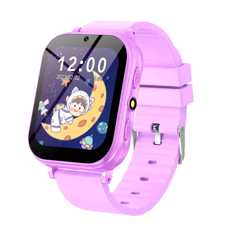 A18 Gaming Kids Smartwatch Pantalla táctil Hd Cámara Led Linterna Reloj inteligente para niños Niñas Niños Relojes elegantes con juegos