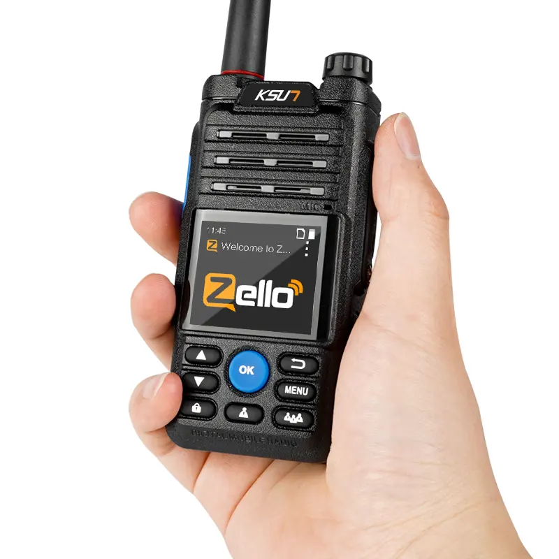 Walkie-talkie profesional Zello, Radio de dos vías de largo alcance, Android Poc, tarjeta Sim, 4g, LTE, 3g, 2g, bluetooth, WiFi, 200km