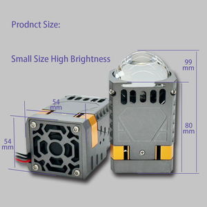 เลนส์โปรเจคเตอร์รถยนต์ LED 12V Bi LED 1.8นิ้วเลนส์เมทริกซ์สำหรับดัดแปลงและอัปเกรด - Product Image 5