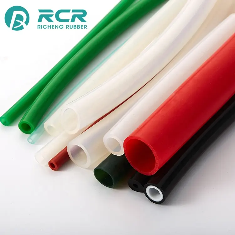Flexible silicon rubber tube for industrial use/ extruded silicone hose for industrial and food grade Rubber