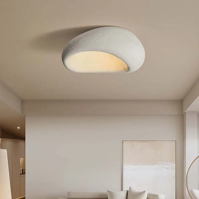 Крытый домашний декор wabi sabi арт дизайнерский потолочный светильник белая гостиная отель спальня нордический современный минималистский потолочный светильник