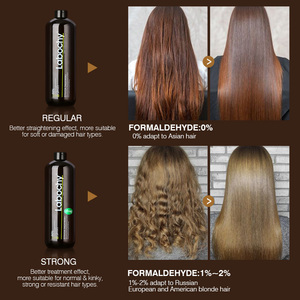 Profesyonel organik Vegan brezilyalı Nano keratinli saç tedavisi doğal formaldehit içermeyen besleyici ve saç tamir - Product Image 2