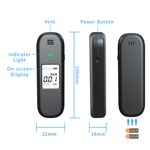 Yüksek hassasiyetli alkol dedektörü mini iyi görünümlü ve kolay taşımak için sarhoş ölçüm güvenli sürücü bir alkol dedektörü test - Product Image 3