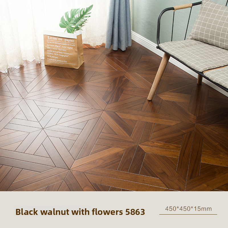 Black walnut mosaic 5863; 1㎡