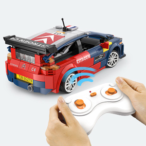 Cada C51078W 1/20 çift mod APP kontrol C4 WRC 2008 yarış araba yapı taşları modeli DIY montaj spor araba oyuncak - Product Image 3