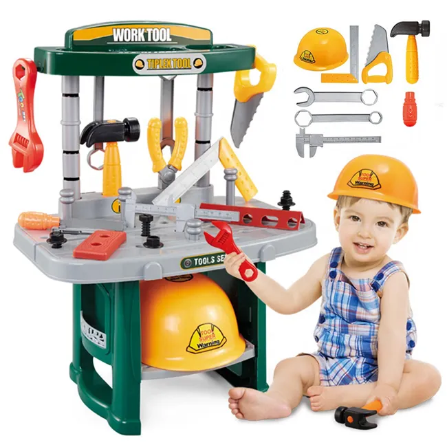 Vendita calda strumento di riparazione per bambini banco da lavoro set di giocattoli educativo finta gioca ragazzo giocattoli divertente set di strumenti per bambini come regalo