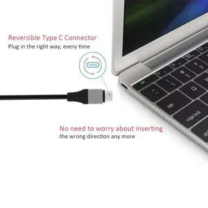 Tipo C a HDMI USB 3,1 a HDMI Cable adaptador compatible 30Hz 4K USB C Cable adaptador de extensión para MacBook PC Monitor - Product Image 3
