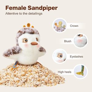 屋内ペットの動き羽ばたき鳥フライングタッチなし起動子猫おもちゃエクササイズすべての品種キッカーキャットニップ猫インタラクティブおもちゃボール - Product Image 2