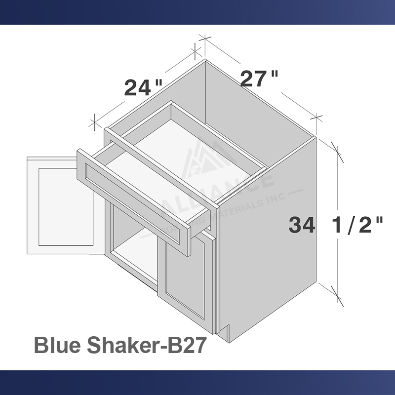 H Bleu Shaker-B27