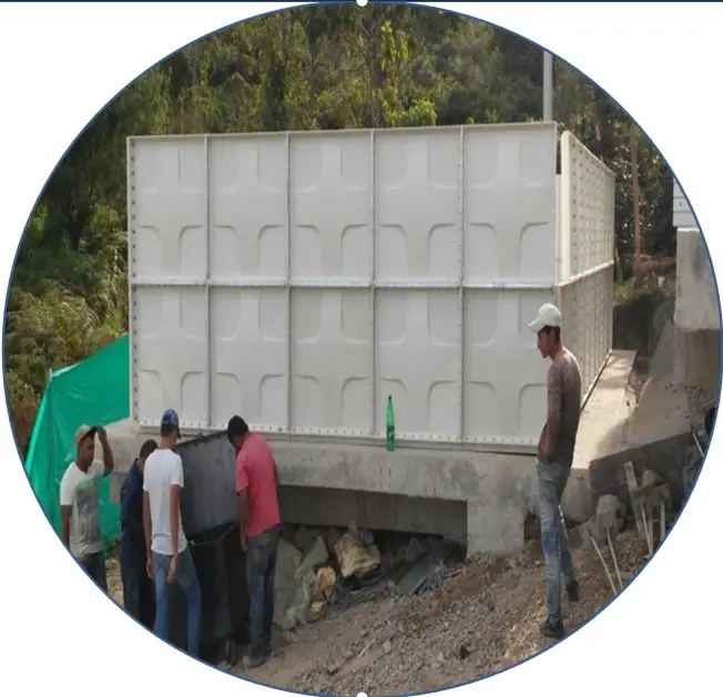 Резервуар для питьевой воды/smc/frp Собранный промышленный Многофункциональный резервуар для воды для продажи