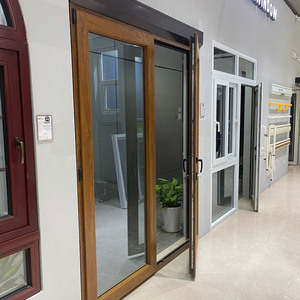 מסגרת עץ חלון casement <span class=keywords><strong>pvc</strong></span> הזזה upvc דלת מגורים וחלונות - Product Image 4