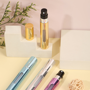 Popular 8ml Cores Misturadas Garrafas De Spray Portátil Garrafas De Spray De Perfume De Shell De Alumínio Atomizador Recarregável - Product Image 2
