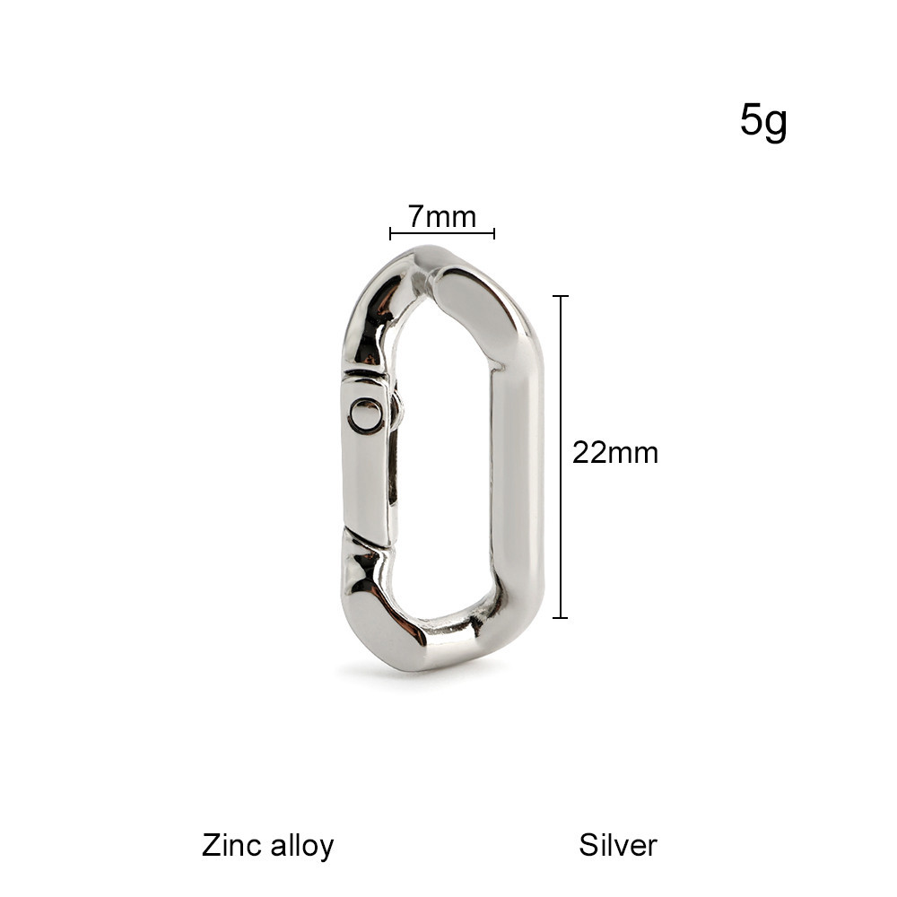 Style 9--22x7mm Argent (Alliage de Zinc)