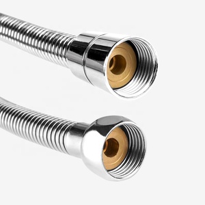Phụ Kiện Ống Mềm Mạ Crôm 1.5M Chất Lượng Tốt Bằng Thép Không Gỉ Cho Nhà Máy Ống Vòi Hoa Sen PVC Cho Nhà Tắm Ống Nối Đai Ốc Bằng Đồng - Product Image 5