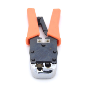 MT-8105 7,6 дюйма Тип RJ45 RJ12 RJ11 8P 6 LAN Ethernet телефонной сети кабель щипцы обжимной инструмент с трещоткой - Product Image 1