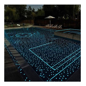 Ngoài trời Đại dương màu xanh huỳnh quang óng ánh thủy tinh phát sáng khảm hồ bơi gạch hồ bơi - Product Image 1