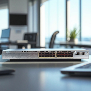 สวิตช์เครือข่ายกิกะบิต CSC 3750X 24พอร์ต WS-C3750X-24T-S ฟังก์ชัน SNMP QoS - Product Image 6