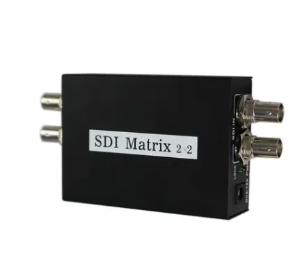 Yeterli stok yeterli stok popüler sıcak satış 2X2 SDI matris değiştirici matris değiştirici 2 ins 2 çıkışları SDI matris değiştirici