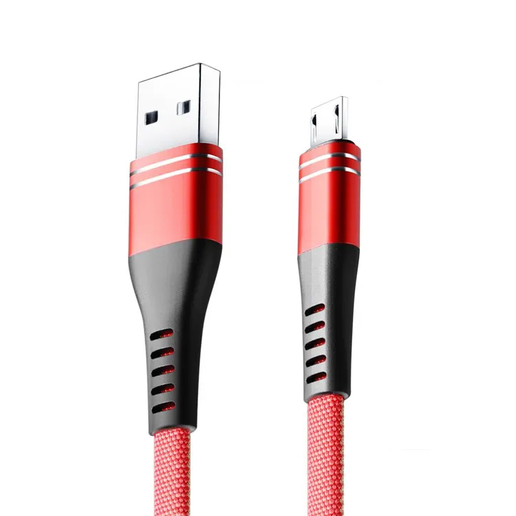 Cable de carga rápida para iPhone, cable plano trenzado de nailon, 3A, gran oferta