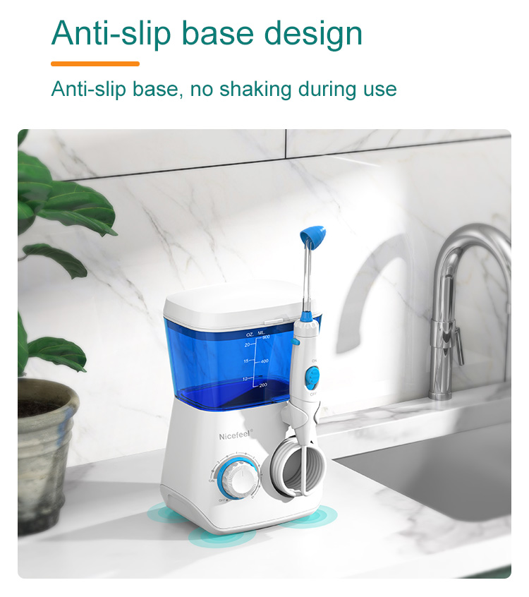 Ipx7 Electric Nasal Irrigation System Desktop Cordless Nasal Wash 600ml Nj166