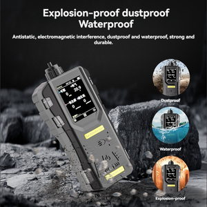 Xách tay 4-in-1 cầm tay phân tích khí dễ cháy Detector các biện pháp co <span class=keywords><strong>CO2</strong></span> không có O2 H2S cấp cho tự nhiên rò rỉ khí - Product Image 2