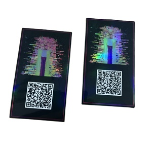 印刷セキュリティラベルシリアル番号包装ラベルホログラム偽造ステッカーQrコードスクラッチ - Product Image 5