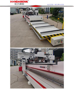 中国板式家具数控生产线自动送料数控刳刨机数控套料自动送料系统 - Product Image 6