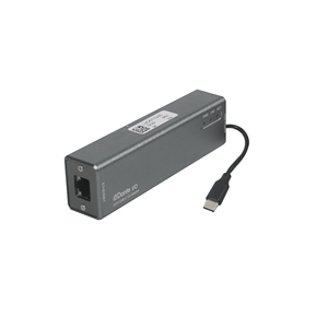 Type-C RJ45 POE 2-канальный двухсторонний адаптер аналогового сигнала для сетевой аудиосистемы Dante, системы PA и профессиональной аудиосистемы - Product Image 2