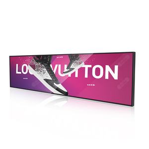 Retail Store Shelf Header Edge Bar Panel Advertising Screen Strip Monitor Touchscreen Ultra Wide Stretched Bar <strong>Type</strong> <strong>LCD</strong> <strong>Display</strong> - Product Image 1