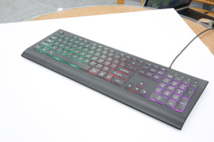Teclado de ordenador con interruptor mecánico, retroiluminado RGB, USB, teclado para juegos de 104 teclas con Material ABS para ordenador portátil de escritorio, Nueva Inglaterra - Product Image 4