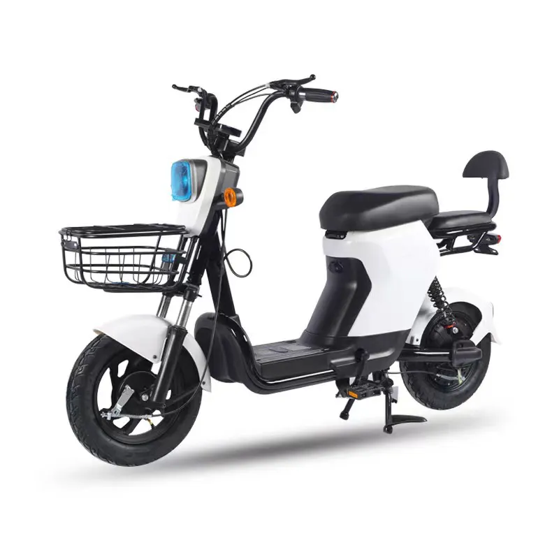 Prodotto di personalizzazione 2 ruote Scooter elettrico 350W batteria al piombo a lungo raggio città bici elettrica bici bici con cestino