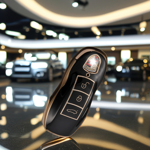 Porsche için tam koruyucu anahtarsız anahtar Fob durumda kabuk için X3 araba anahtarı lüks kapak için 911 Cayenne Panamera anahtar aksesuarları - Product Image 5