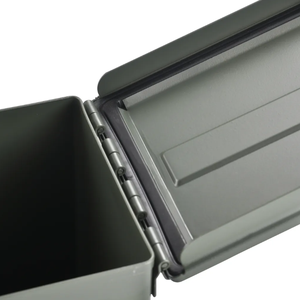 Màu xanh lá cây thép kim loại đạn lon bền sắt trường hợp OEM và ODM hỗ trợ - Product Image 4