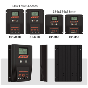 PWM 60A 80A 100A солнечные PV регуляторы 12V 24V 36V 48V автоматический контроллер солнечного заряда солнечное PV зарядное устройство с LCD & Dual USB - Product Image 4