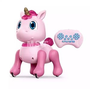 Kinder Intelligente Fernbedienung Pferde Lernspiel zeug Programmier bares Singen und Tanzen RC Pet Dog Robot Toy