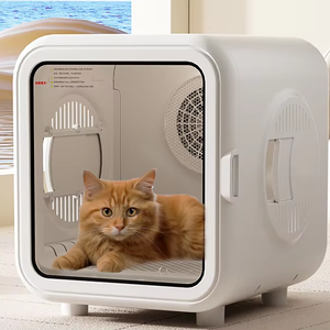 Automatic <strong>Pet</strong> Hair Dryer <strong>Box</strong> Speech Control Temperature Control Efficient for Cats and Small Dog Hair Protector - Product Image 1