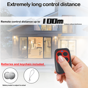 Universal 315MHz RF Wireless 4-Kanal-Backup-Fernbedienung Duplikat modus Rote Farbe - Product Image 2