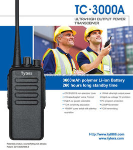 Ham đài phát thanh tyt tc3000a 10W Tri-Band UHF VHF cầm tay <span class=keywords><strong>woki</strong></span> <span class=keywords><strong>toki</strong></span> de comunicacion 3600mAh Comp Scrambler tiện dụng Talky - Product Image 3