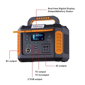 Home Application Mini <strong>Portable</strong> Battery Power Station Home <strong>Backup</strong> Generator 500W with PD 60W Type C Laptop Power Bank - Product Image 5