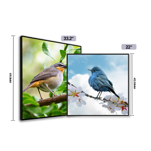 Das <span class=keywords><strong>LCD</strong></span>-Beschilderung werbe <span class=keywords><strong>display</strong></span> Digital Signage zeigt einen intelligenten quadratischen 22-Zoll-Bildschirm an