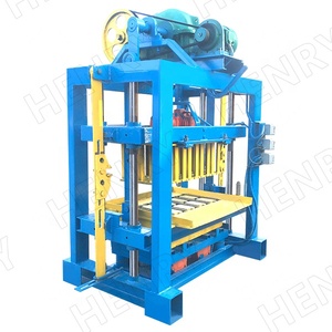 Máquina de bloques de tierra para adoquines rectangulares de hormigón simples fijos pequeños de - Product Image 4